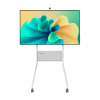 Leaderhub U55Pro 8G+128G 55inch Smart Board With Stand ,Amazing rotate Touch Smart Screen on Wheels with Stand Rolling